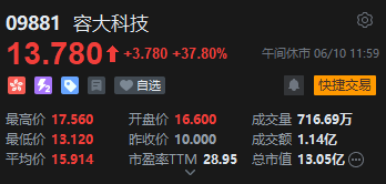 午评：港股恒指(🆔)涨0.33% 科指跌0.33% 中国稀土放量涨超17% 容大科技、新琪安首日高开大涨